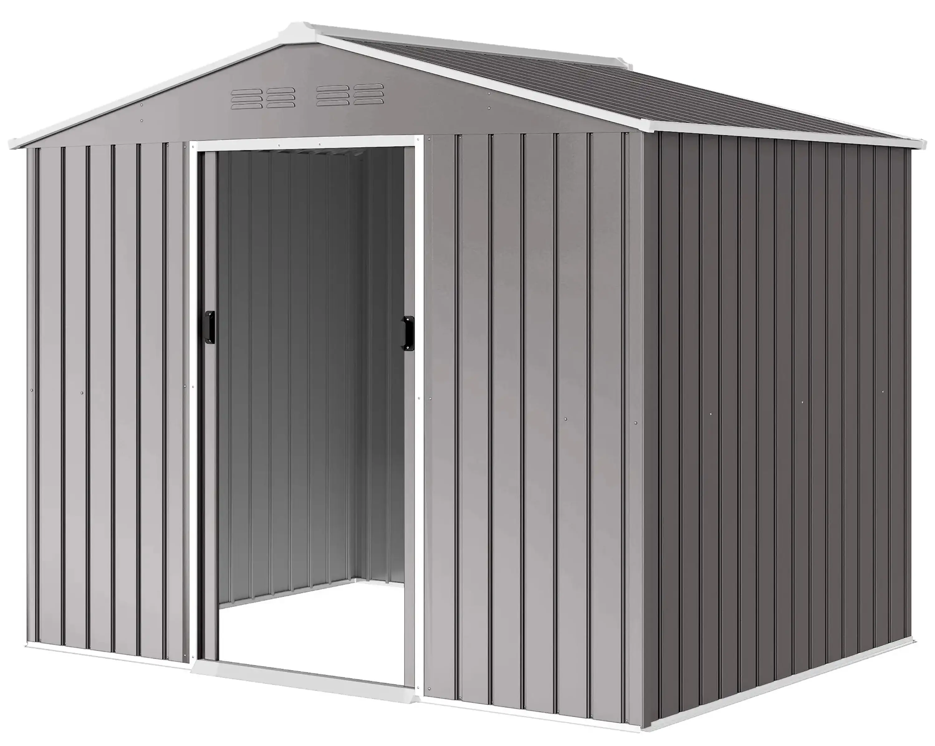Casuta gradina Outsunny 845-429V01GY (Light Grey) - 2