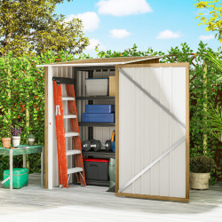 Сарай-хозблок Outsunny 845-530V02AK 100x104x160 (Light Brown) Thumb