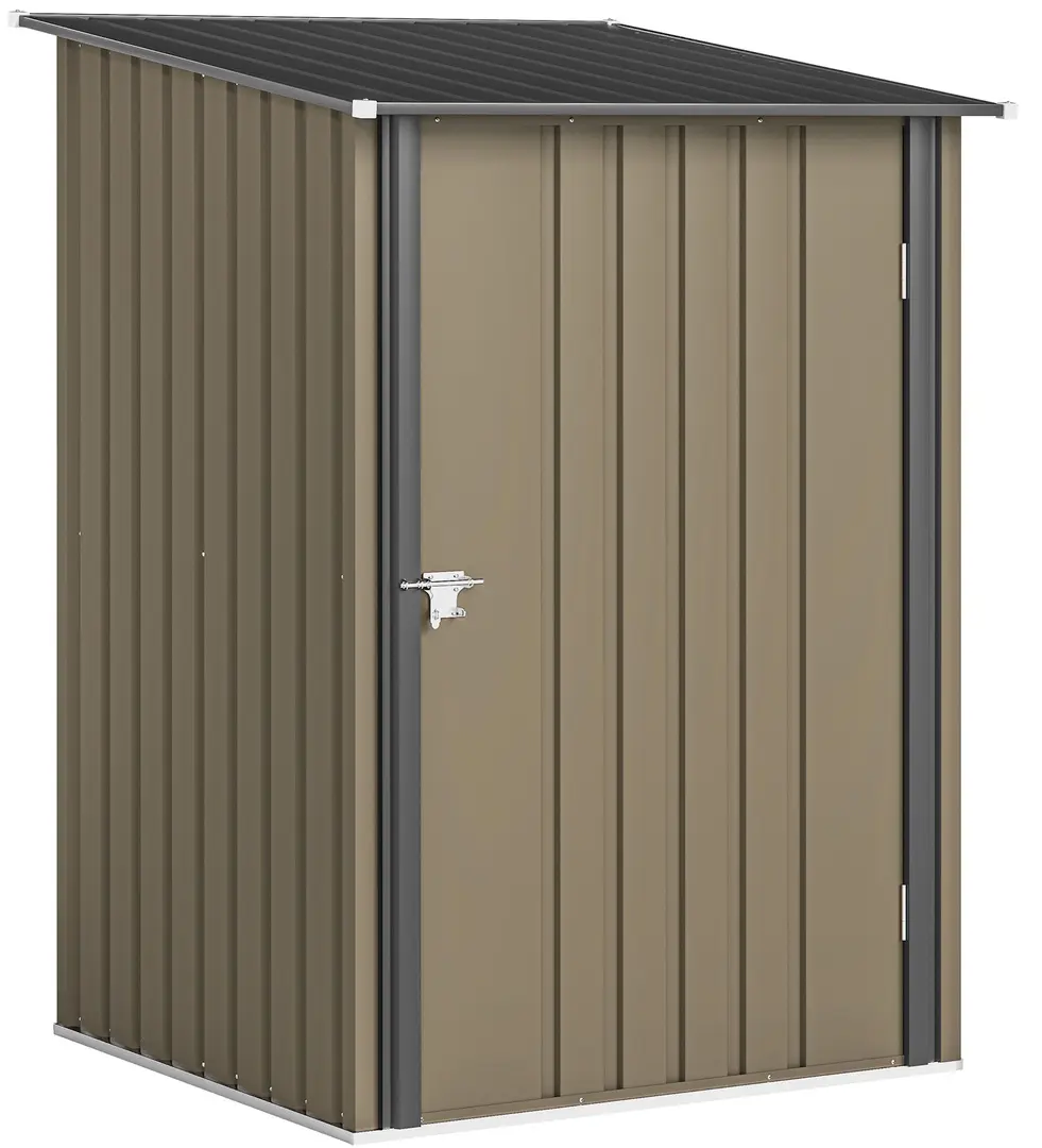 Сарай-хозблок Outsunny 845-530V02BN 100x104x160 (Brown/Dark Grey)