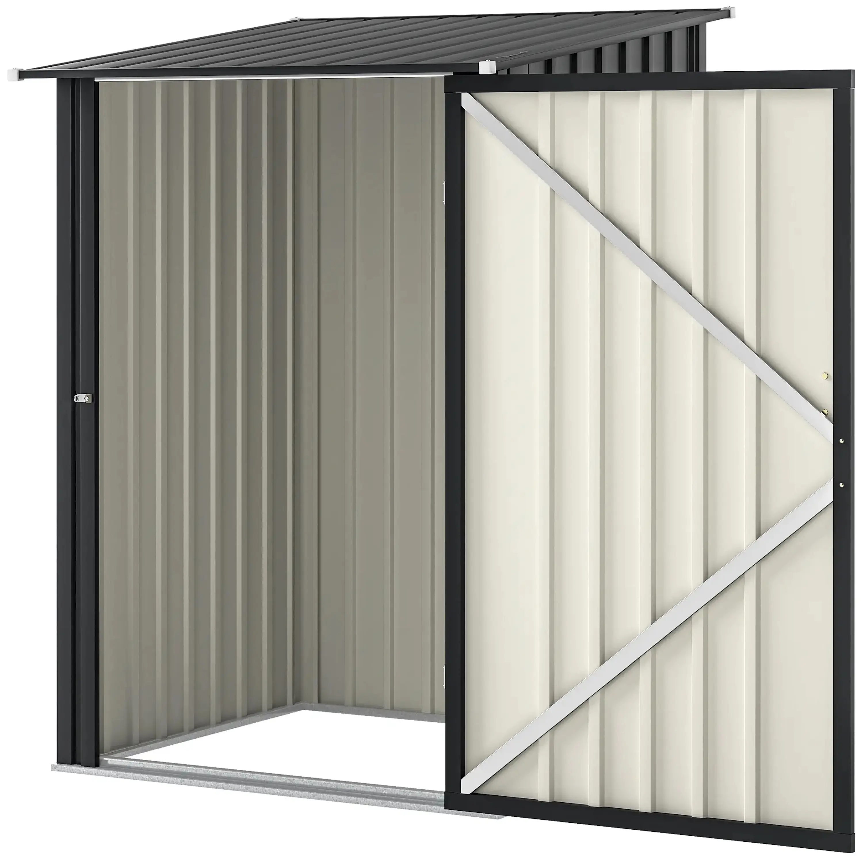 Casuta gradina Outsunny 845-530V02CG 100x104x160 (Dark Grey) - 2