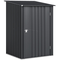 Сарай-хозблок Outsunny 845-530V02CG 100x104x160 (Dark Grey)