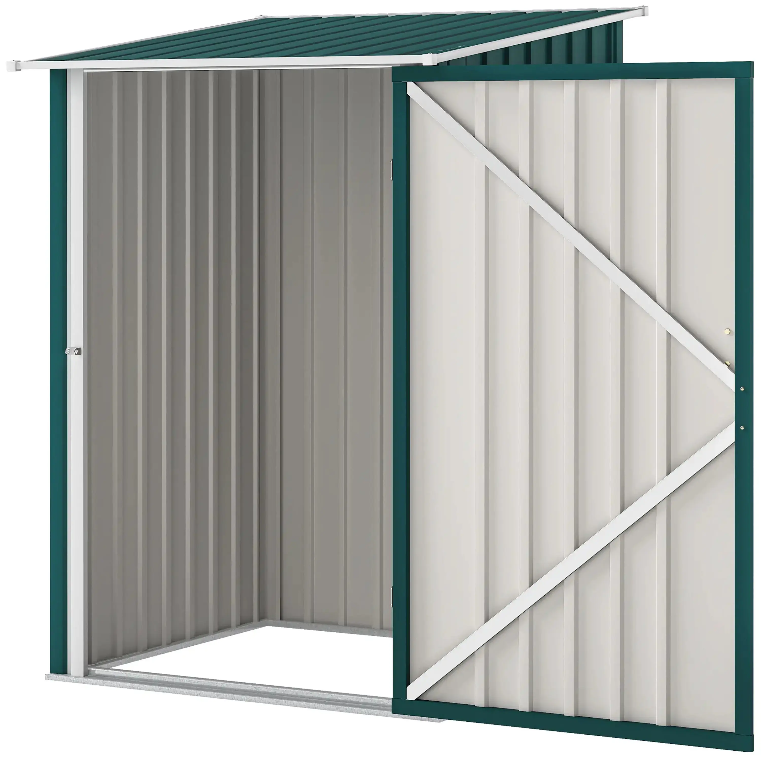 Сарай-хозблок Outsunny 845-530V02GN 100x104x160 (Green) - 2