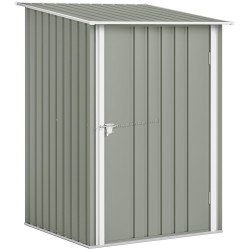 Сарай-хозблок Outsunny 845-530V02GY 100x104x160 (Light Grey)
