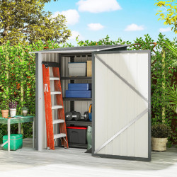 Casuta gradina Outsunny 845-530V02LG 100x104x160 (Light Grey) Thumb