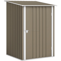 Сарай-хозблок Outsunny 845-530V03BN 100x104x160 (Brown/White)