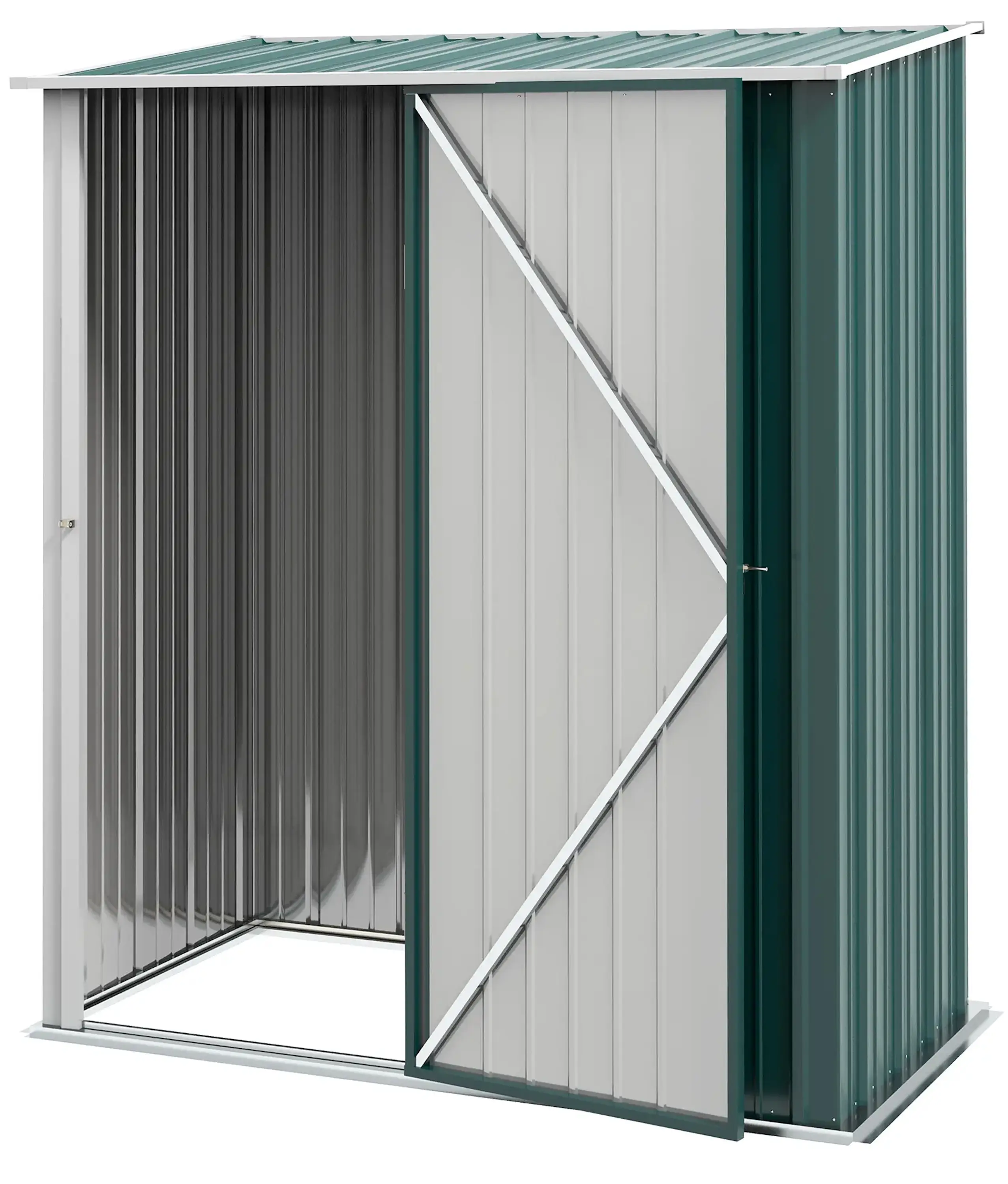 Сарай-хозблок Outsunny 845-532V00GN 161.5x94.5x196 (Green) - 2