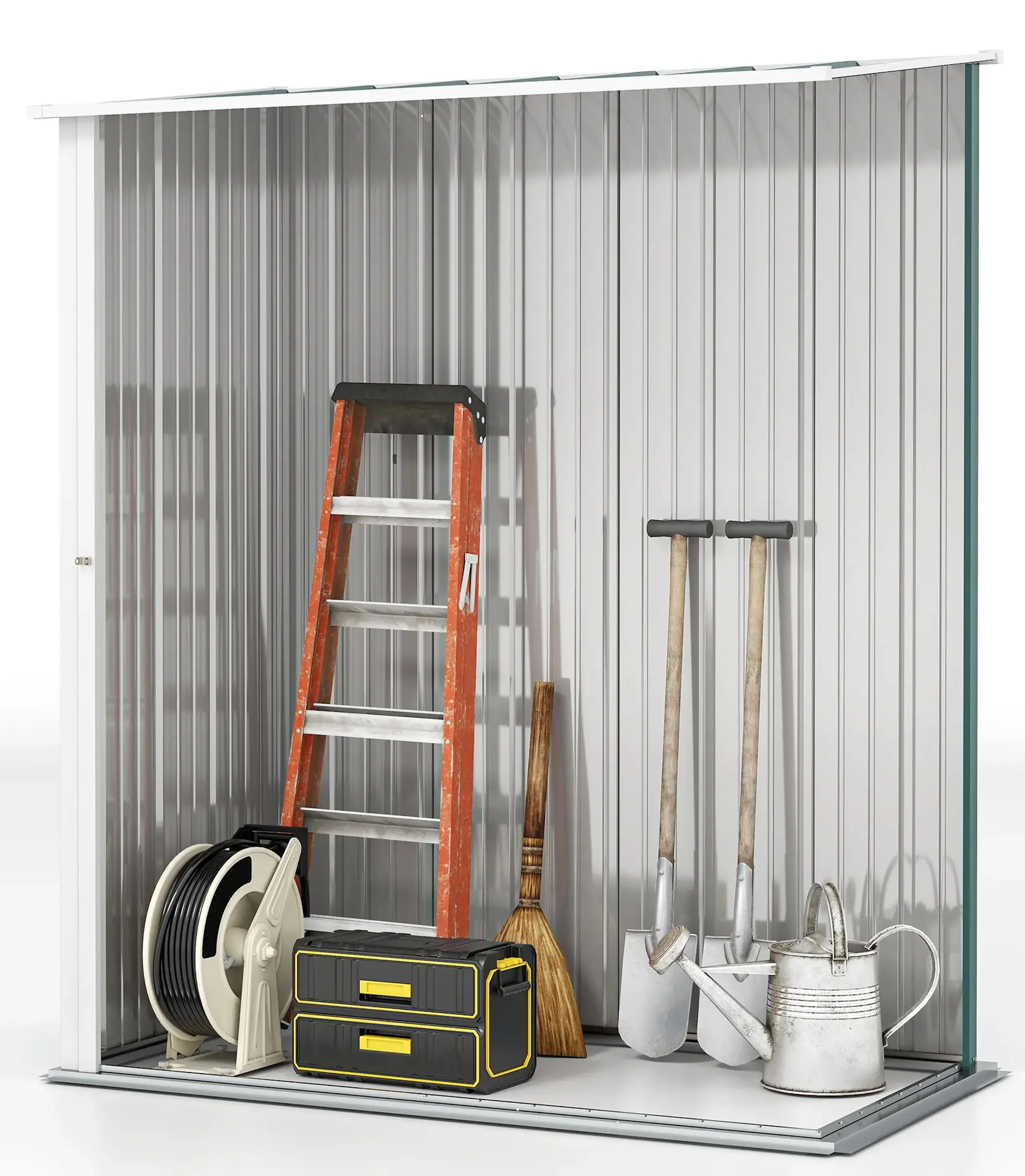 Сарай-хозблок Outsunny 845-532V00GN 161.5x94.5x196 (Green) - 3