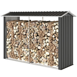 Сарай-хозблок Outsunny 845-835V00BK 240x 86x160cm (Black) Thumb