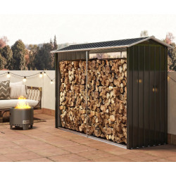 Сарай-хозблок Outsunny 845-835V00BK 240x 86x160cm (Black)