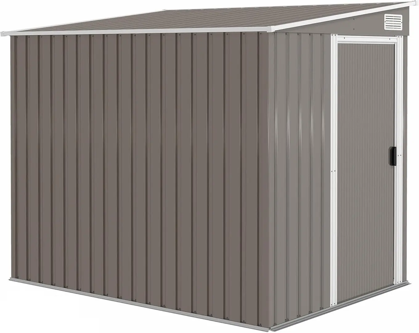 Сарай-хозблок Outsunny 845-983V00LG 154x206.5x181 (Light Grey)