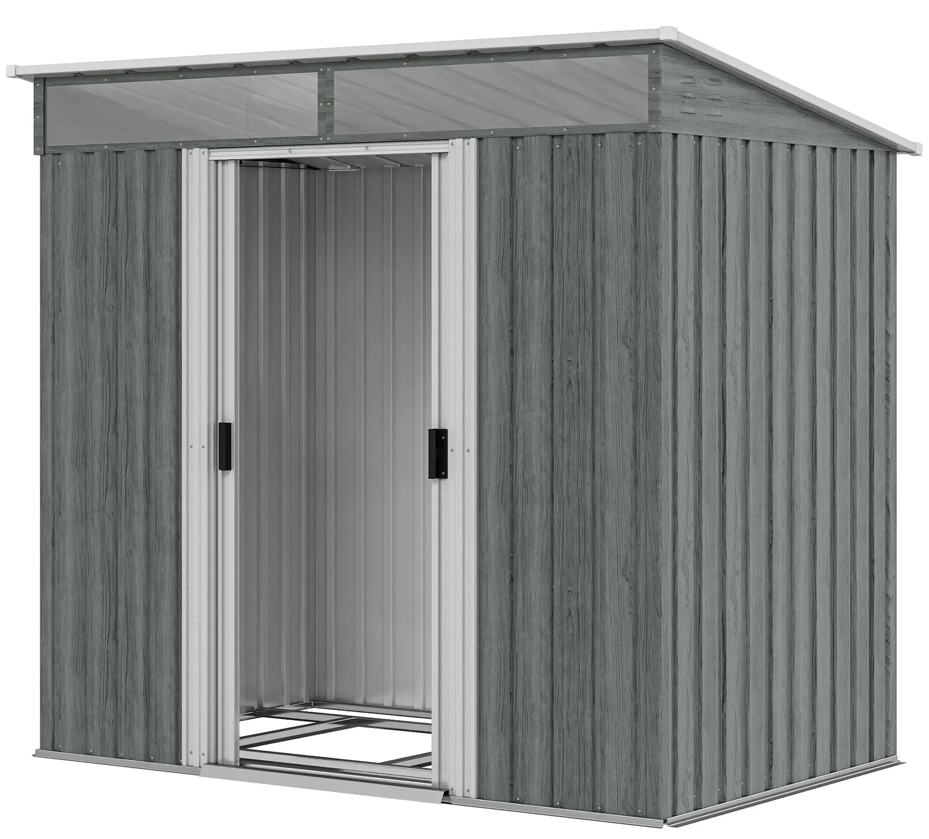 Сарай-хозблок Outsunny 84H-006V00LG 195x122x181.5 (Light Grey) - 2