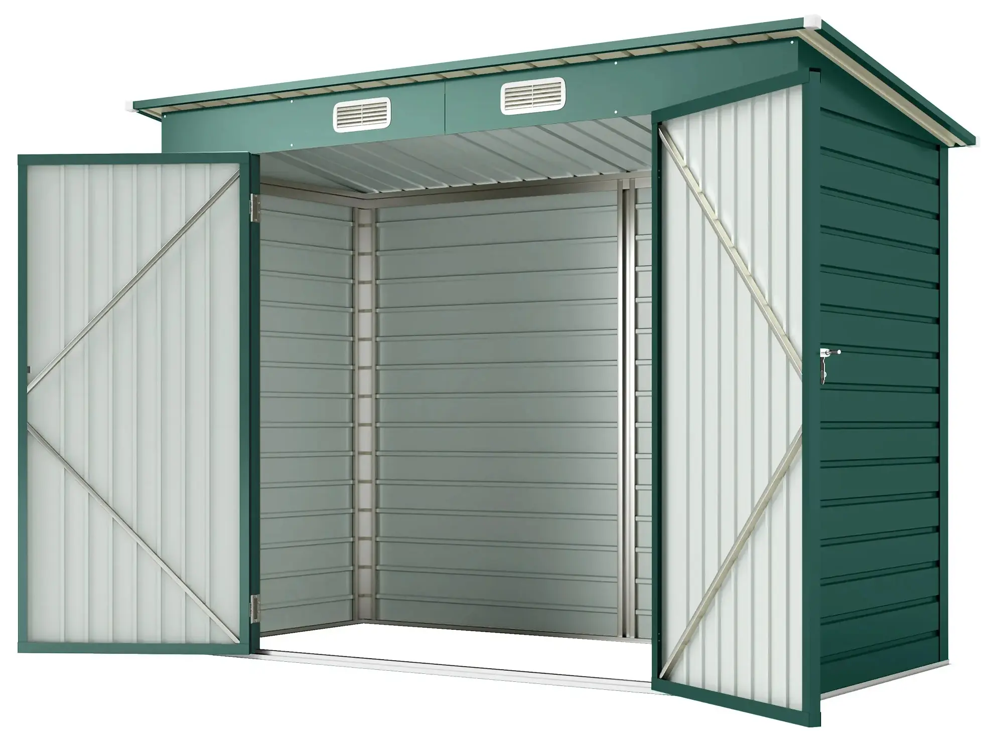 Сарай-хозблок Outsunny 84H-118V00GN 249x121x183 (Green) - 2