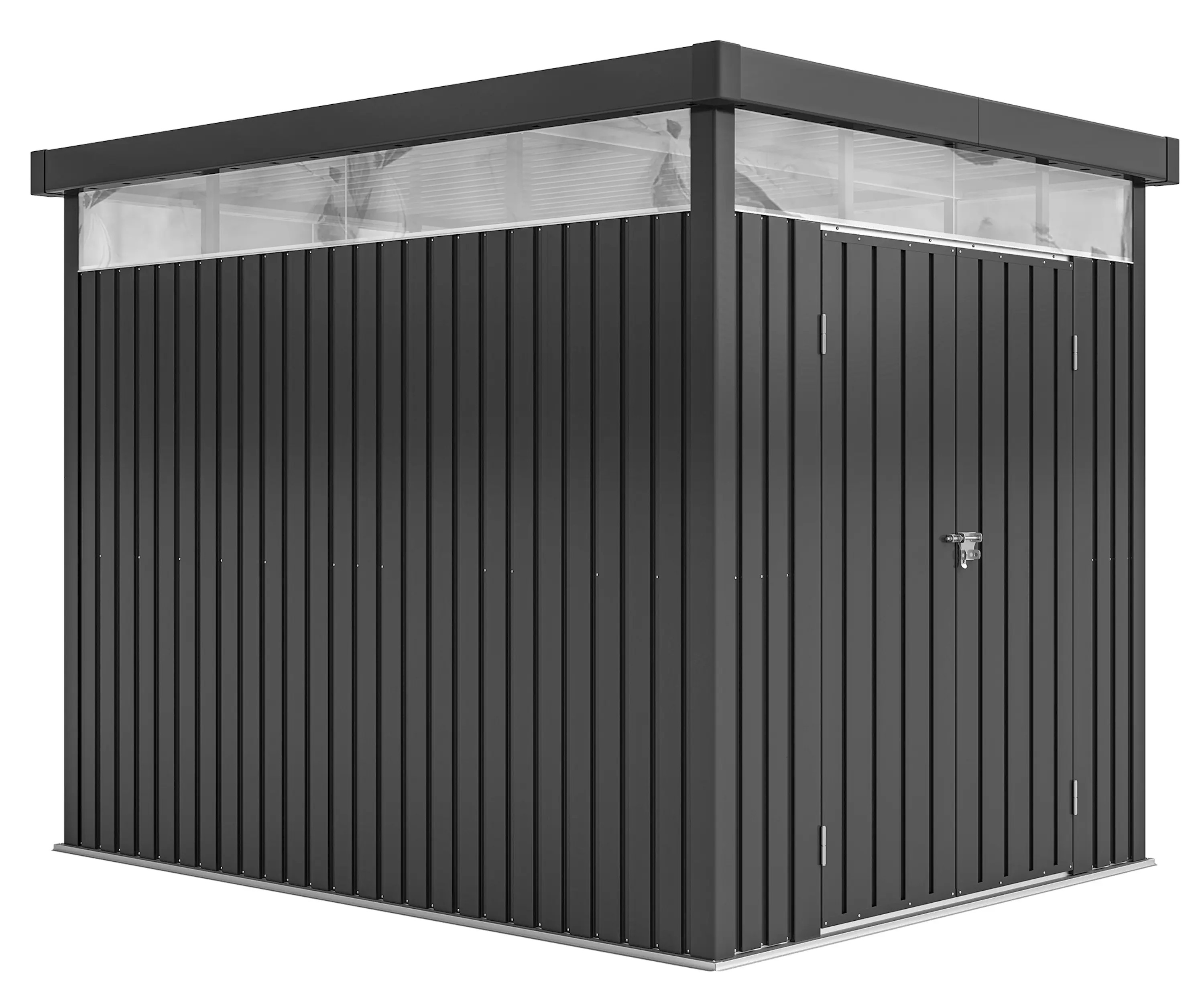 Сарай-хозблок Outsunny 84H-193V00CG 200x258x201 (Dark Grey) - 2