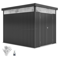 Сарай-хозблок Outsunny 84H-193V00CG 200x258x201 (Dark Grey)