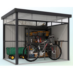 Сарай-хозблок Outsunny 84H-193V00CG 200x258x201 (Dark Grey) Thumb