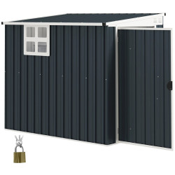 Casuta gradina Outsunny 84H-359V00CG 128x193x181 (Dark Grey) Thumb