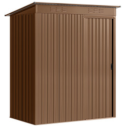Сарай-хозблок Outsunny 84H-456V00BN 159x106x181 (Brown) Thumb