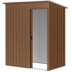 Сарай-хозблок Outsunny 84H-456V00BN 159x106x181 (Brown) Thumb