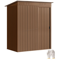 Сарай-хозблок Outsunny 84H-456V00BN 159x106x181 (Brown)