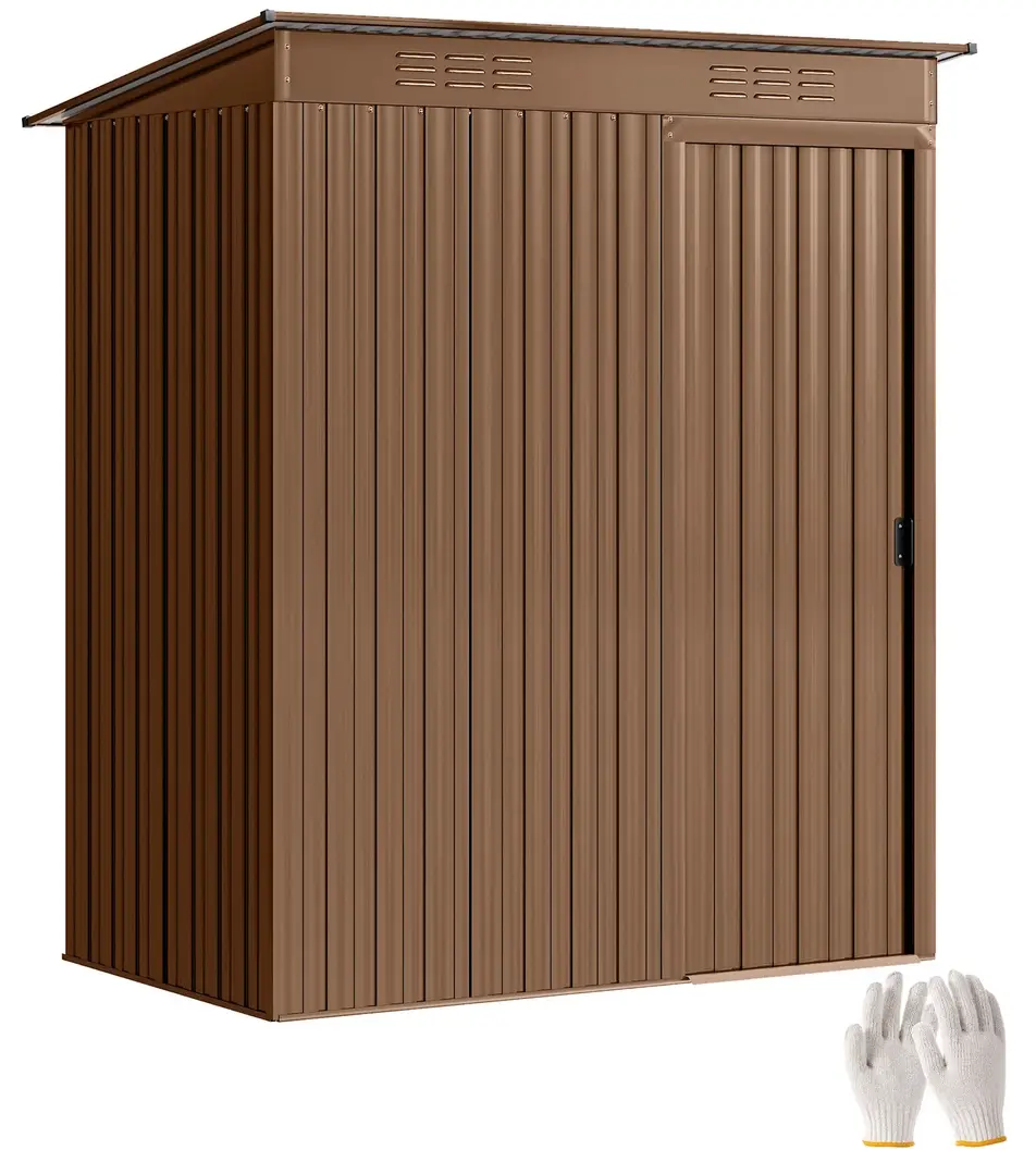 Сарай-хозблок Outsunny 84H-456V00BN 159x106x181 (Brown)
