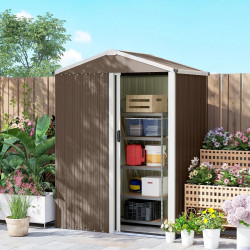 Casuta gradina Outsunny 84H-457V00BN (Brown) Thumb
