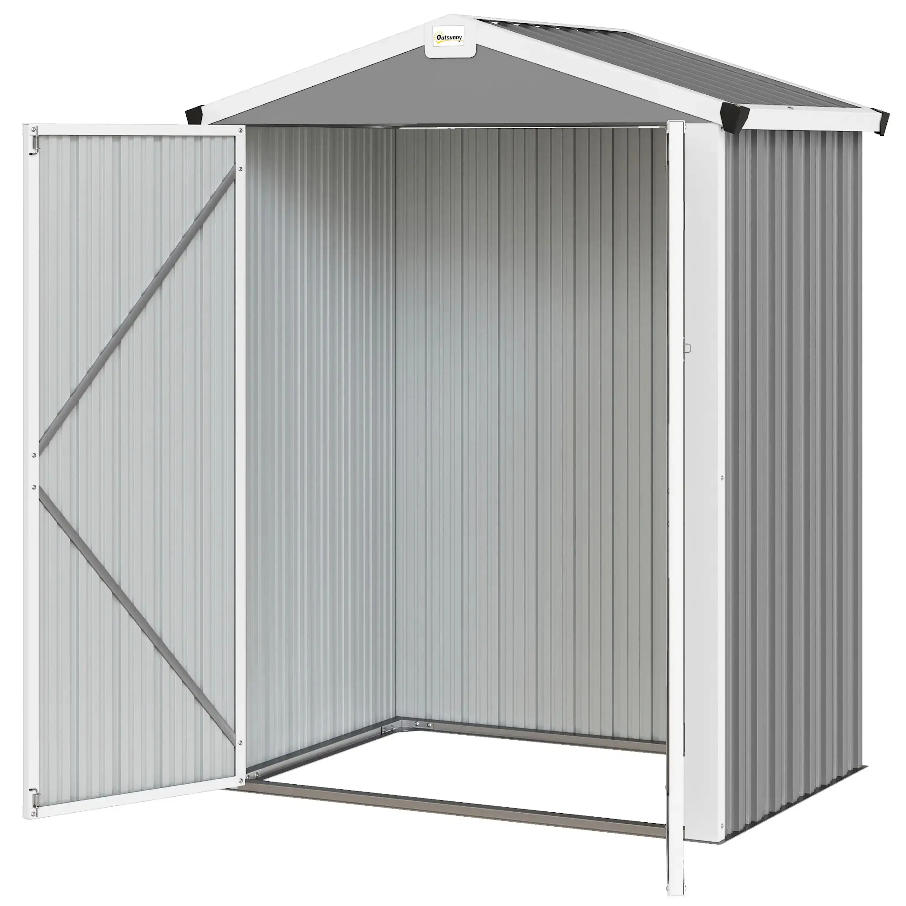 Casuta gradina Outsunny 84H-459V00SR 133x87x178 (Silver) - 2