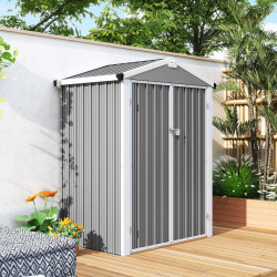 Casuta gradina Outsunny 84H-459V00SR 133x87x178 (Silver) Thumb