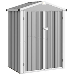 Сарай-хозблок Outsunny 84H-459V00SR 133x87x178 (Silver)