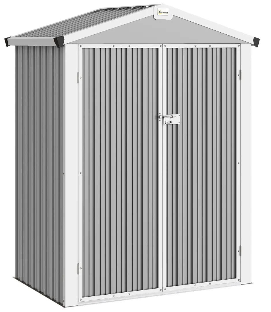 Casuta gradina Outsunny 84H-459V00SR 133x87x178 (Silver)