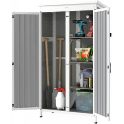 Сарай-хозблок Outsunny 84H-487V00BK 94x43x166 (Black/White) Thumb