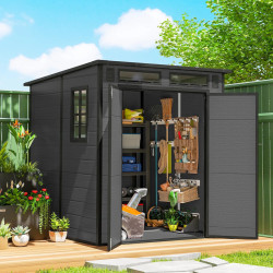 Сарай-хозблок Outsunny 84H-500V00CG (Dark Grey) Thumb