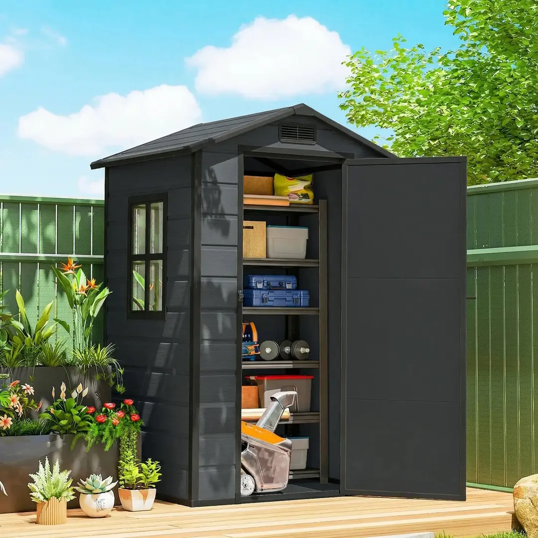 Casuta gradina Outsunny 84H-508V00CG (Dark Grey)
