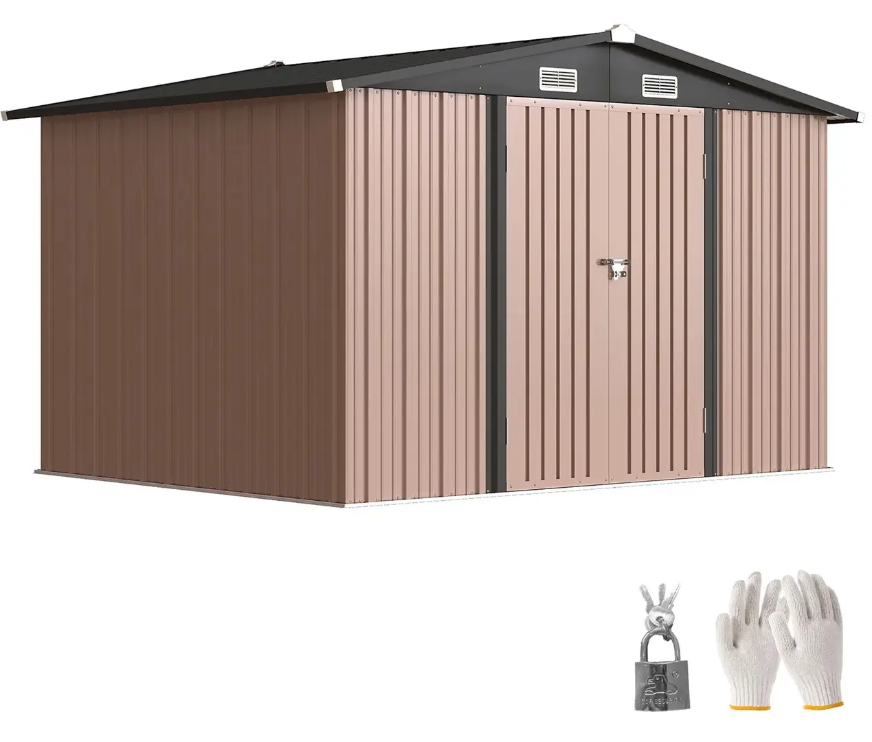 Сарай-хозблок Outsunny 84H-634V00BN 305x245 (Brown)