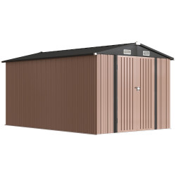 Сарай-хозблок Outsunny 84H-634V01BN 364x238 (Brown) Thumb