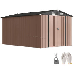 Сарай-хозблок Outsunny 84H-634V01BN 364x238 (Brown)