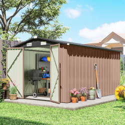 Сарай-хозблок Outsunny 84H-634V01BN 364x238 (Brown) Thumb