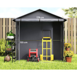 Сарай тентовый Outsunny 84H-310V00CG (Dark Grey) Thumb