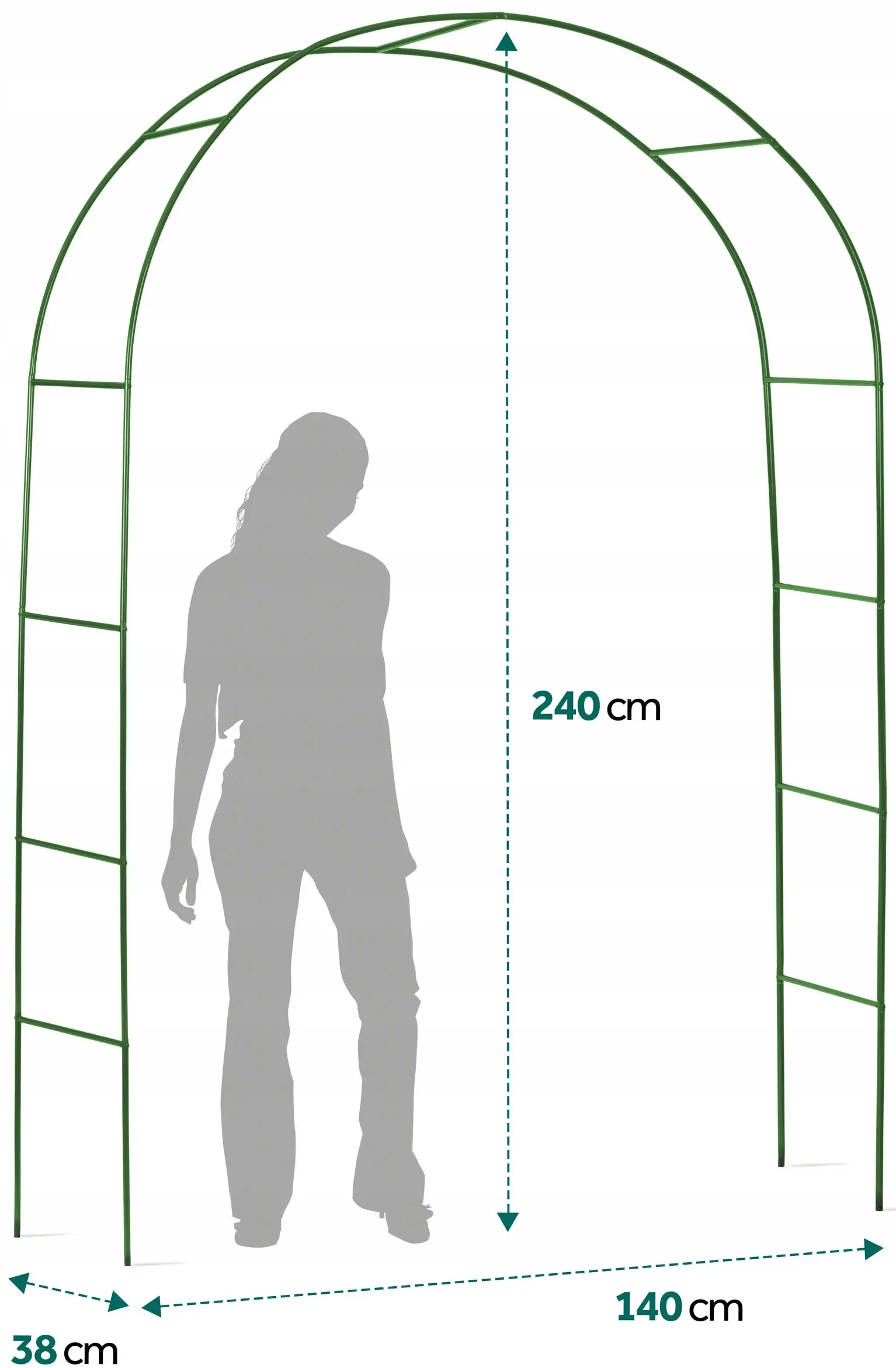 Садовая арка Plonos PL-990 (Dark Green) - 6