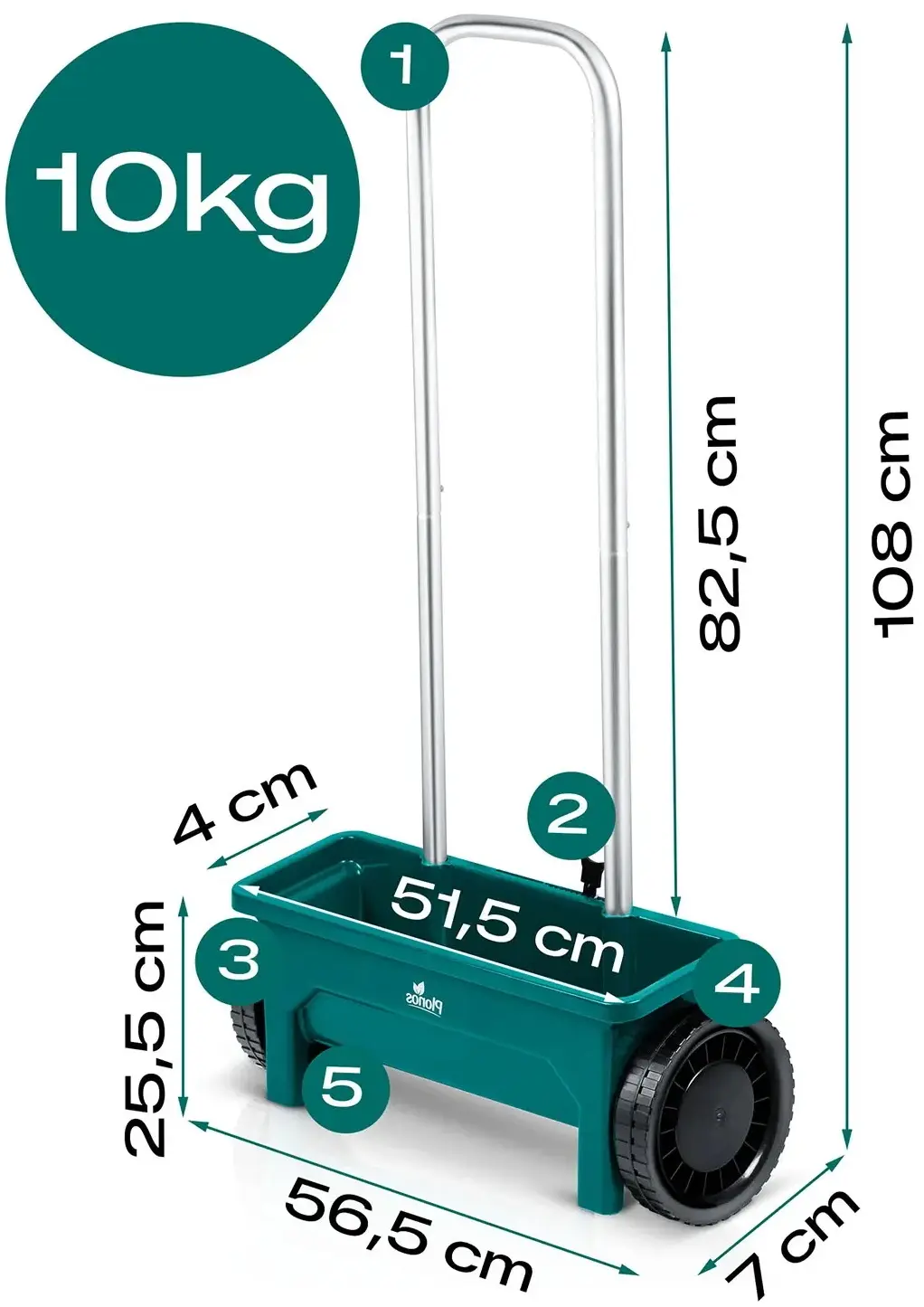 Rastitor-semanator Plonos PL-980 498000 (Blue) - 2