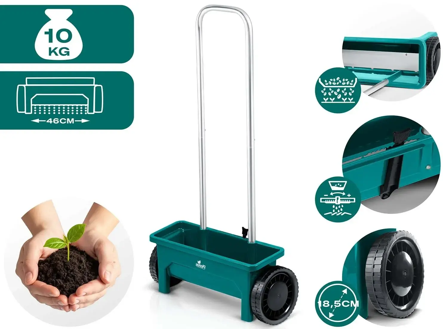 Rastitor-semanator Plonos PL-980 498000 (Blue) - 4