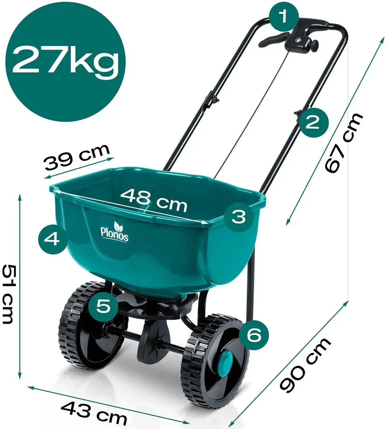Rastitor-semanator Plonos PL-981 498100 (Blue) - 2