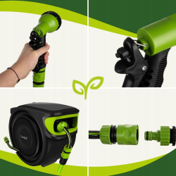 Катушка со шлангом Gardlov 25509 25m (Black/Green) Thumb