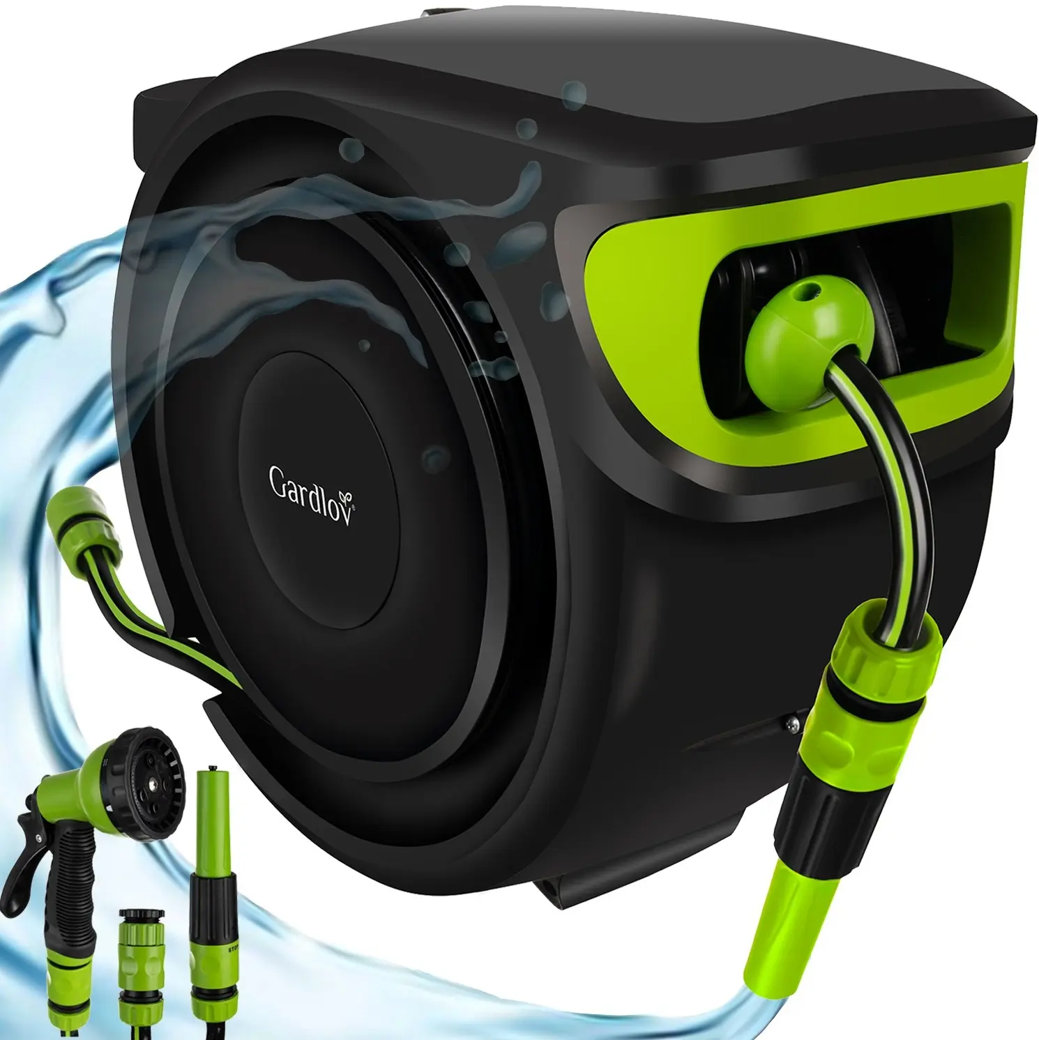 Катушка со шлангом Gardlov 25509 25m (Black/Green) - 8