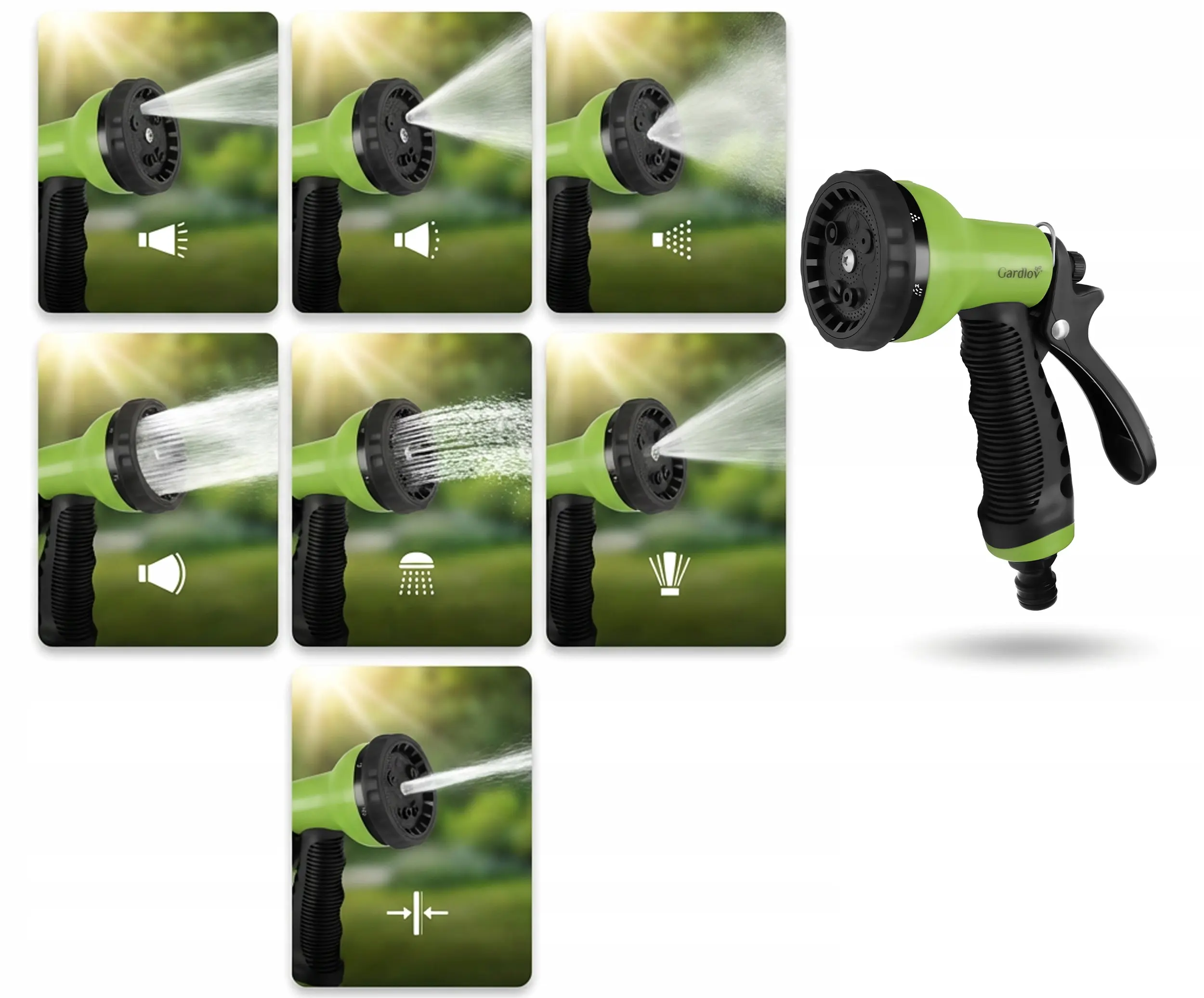 Катушка со шлангом Gardlov 27505 20м (Black/Green) - 6