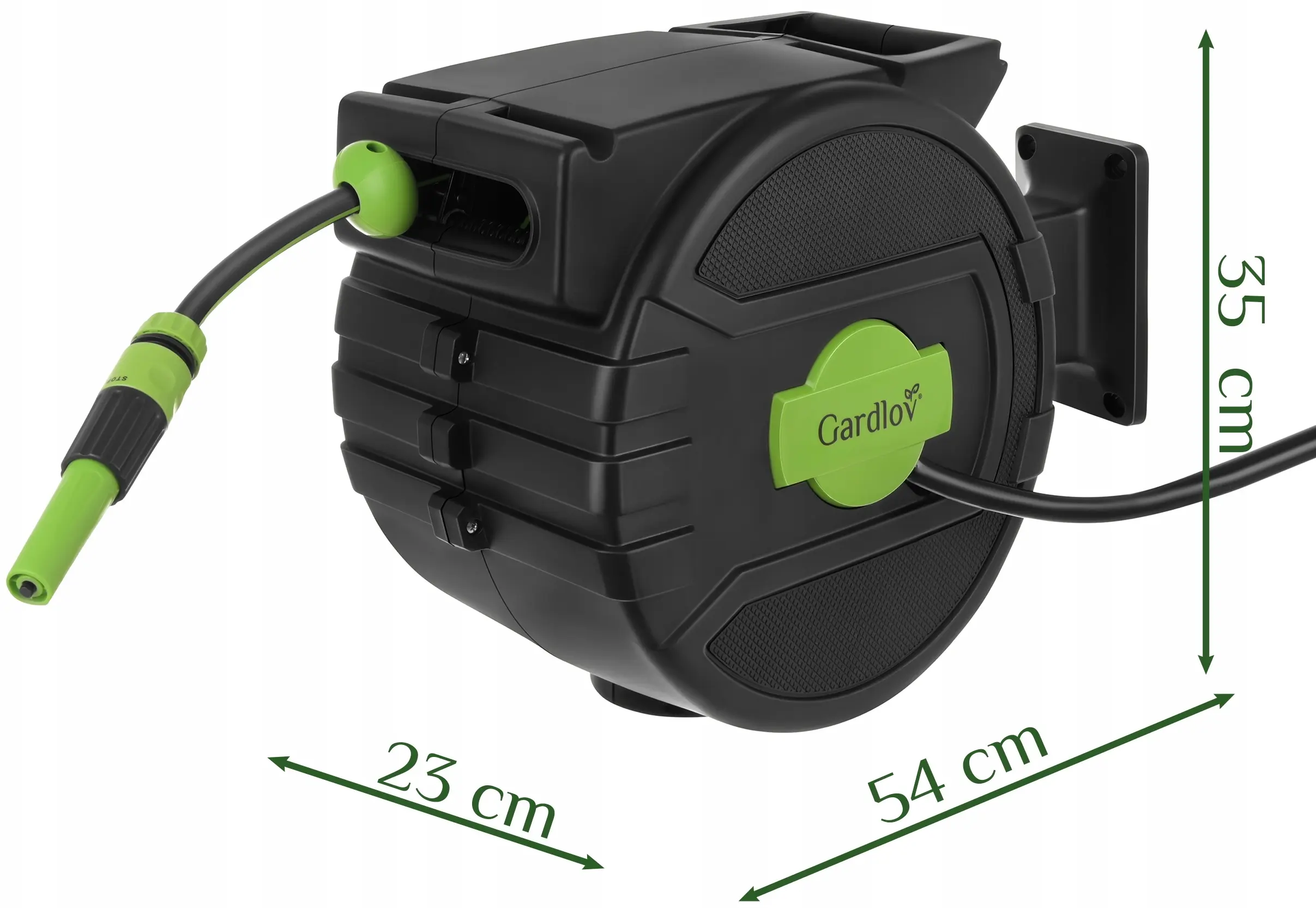 Катушка со шлангом Gardlov 27505 20м (Black/Green) - 7