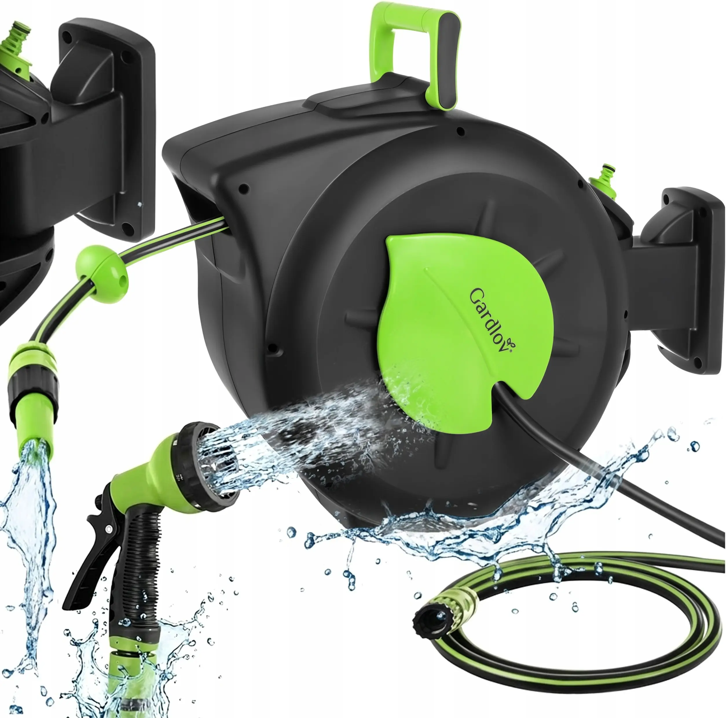 Катушка со шлангом Gardlov 5900779963597 30м (Black/Green) - 2