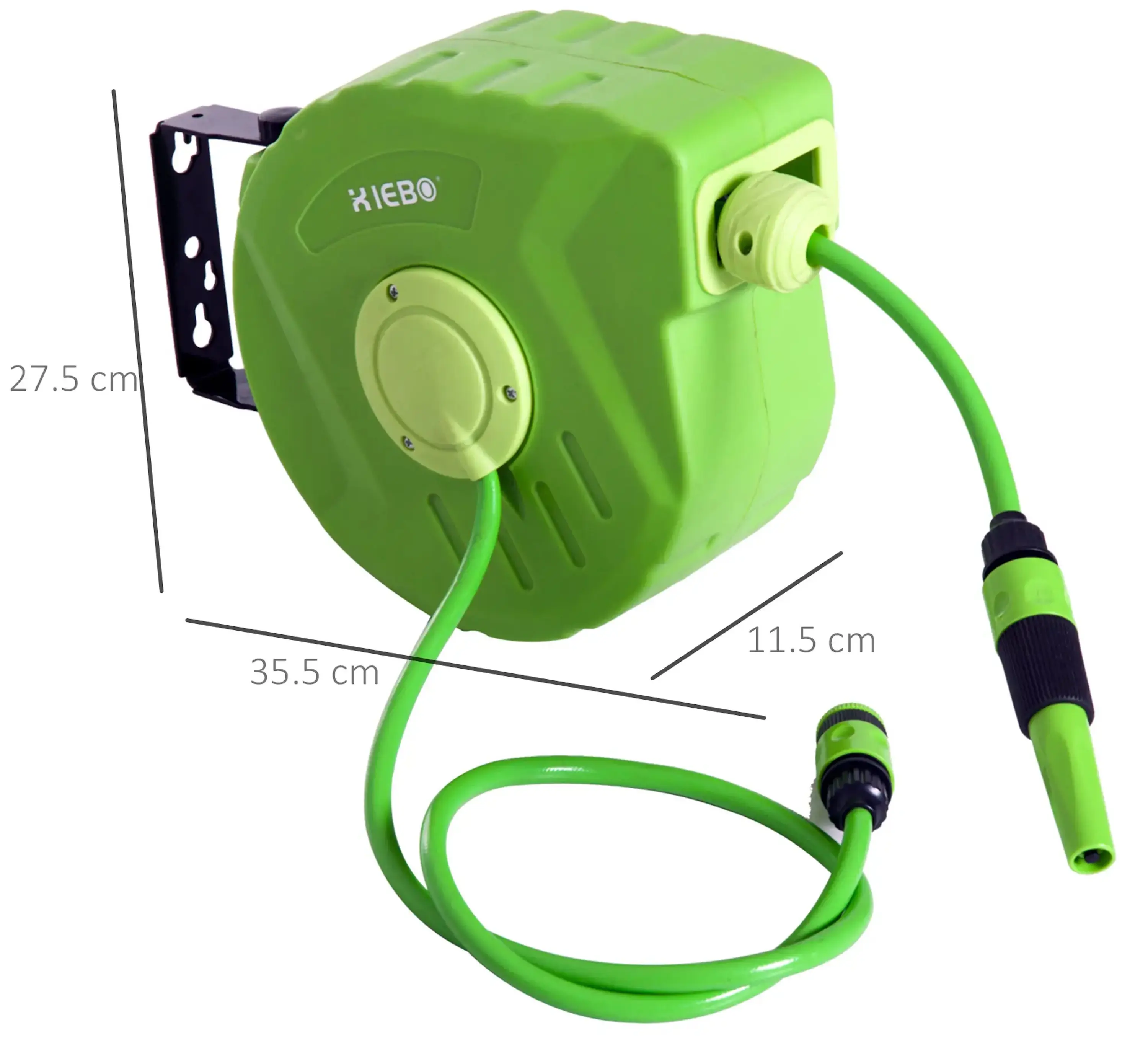 Tambur cu furtun Outsunny 845-181 (Green) - 7