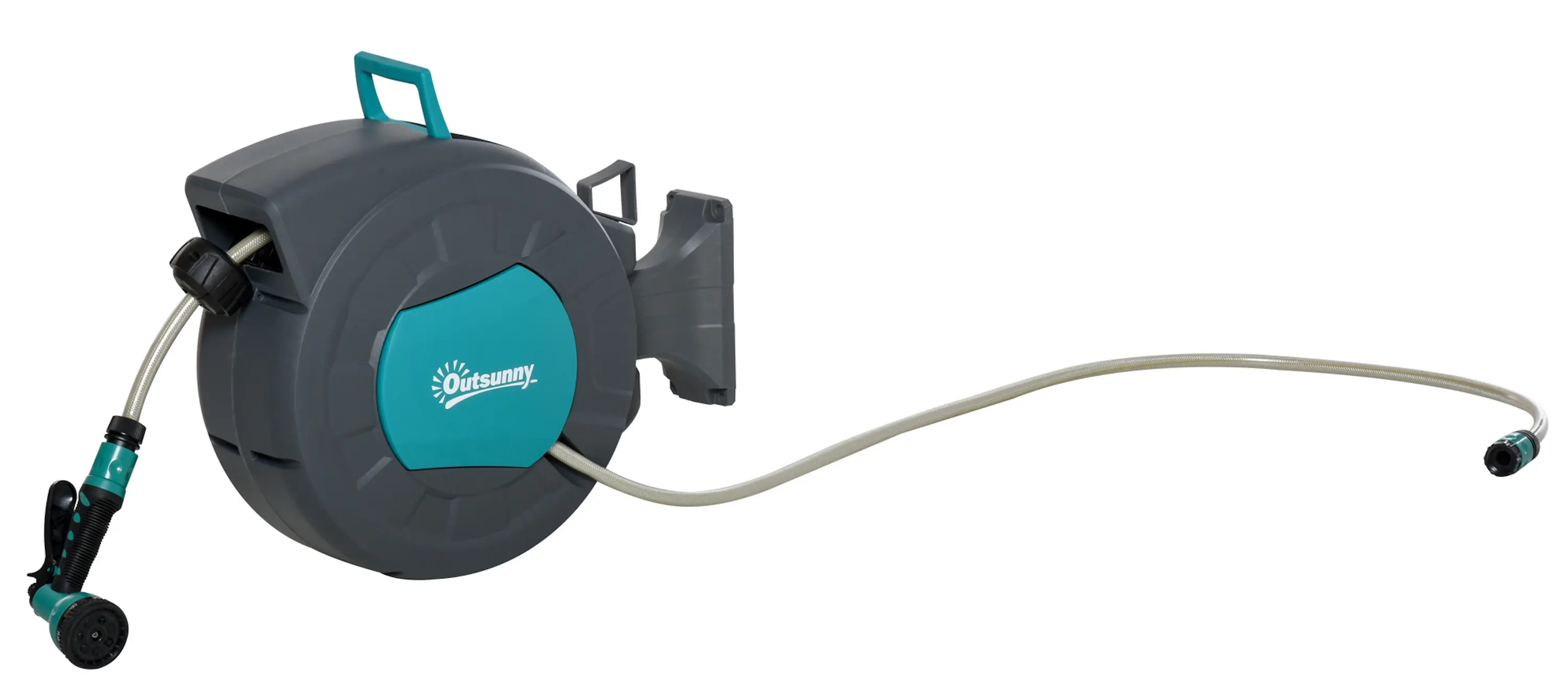 Катушка со шлангом Outsunny 845-479 (Grey/Blue) - 3