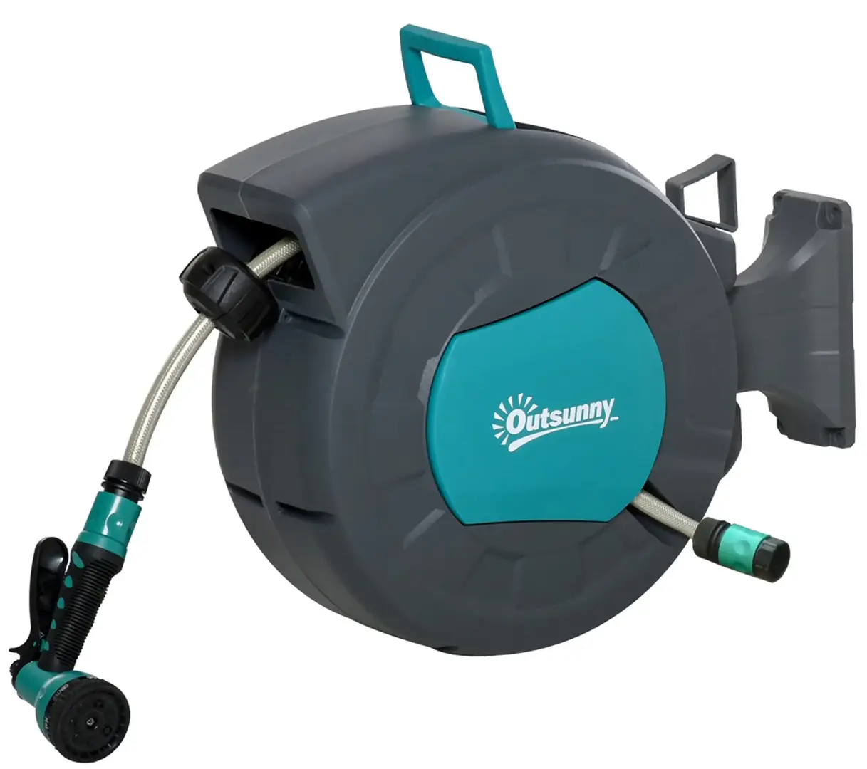 Катушка со шлангом Outsunny 845-479 (Grey/Blue)
