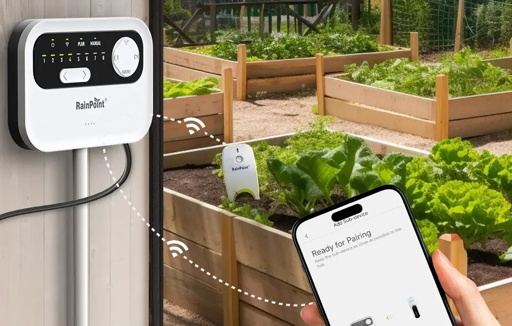 Контроллер системы полива RainPoint HIC801W (White) - 3